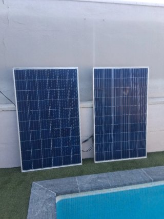 Placas solares 2 unidades.
