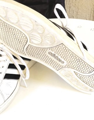Deportivos Adidas Piel Blanco hombre/casual