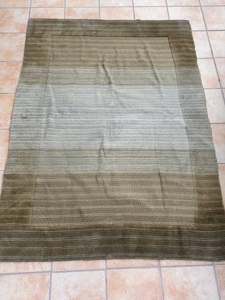 Alfombra verde 195x140