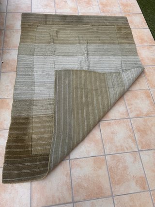 Alfombra verde 195x140