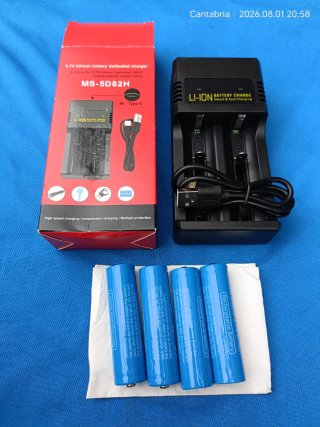 Linterna pesca submarina triple led