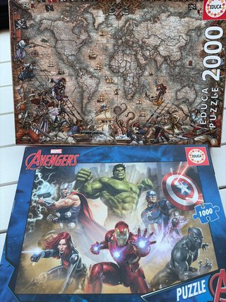 Pack 2 Puzzles Educa 1000 y 2000 piezas