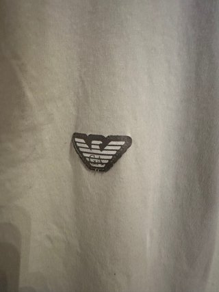 T-shirt Emporio Armani bianca logo M