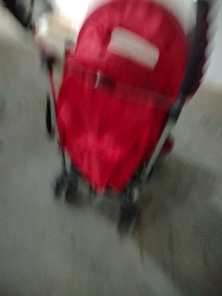 Silla de paseo paraguas roja
