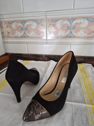 Tacones LODI Mujer Talla 38 Negro/Multicolor