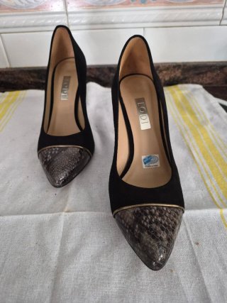Tacones LODI Mujer Talla 38 Negro/Multicolor