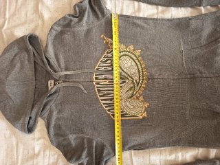 Sudadera Zara Gris con Estampado
