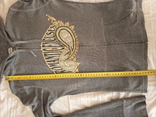 Sudadera Zara Gris con Estampado