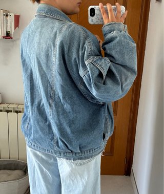 Chaqueta tejana oversize vintage - Talla M / L