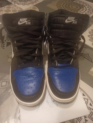 Nike Air Jordan 1 Mid Azul y Negro