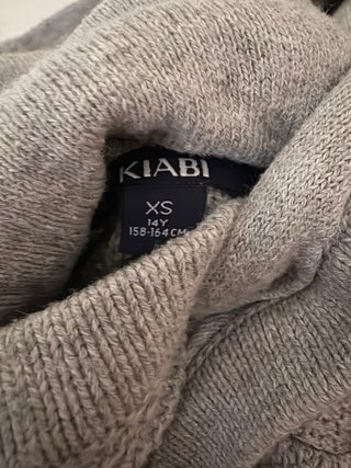 Sudadera Kiabi gris talla XS