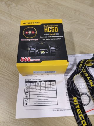 Nitecore HC50 Linterna Frontal
