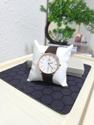 Reloj OLEVS Hombre Marrón y Dorado