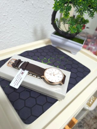 Reloj OLEVS Hombre Marrón y Dorado