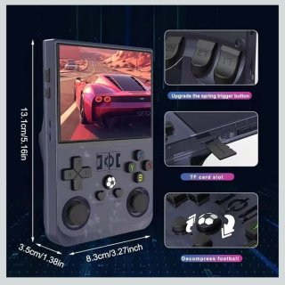 Consola R36pro Negra + Funda + 128GB