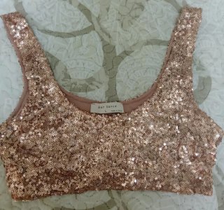 Top Lentejuelas Bear Dance Talla L
