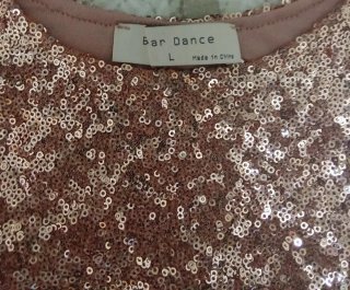 Top Lentejuelas Bear Dance Talla L