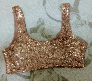 Top Lentejuelas Bear Dance Talla L