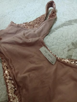 Top Lentejuelas Bear Dance Talla L