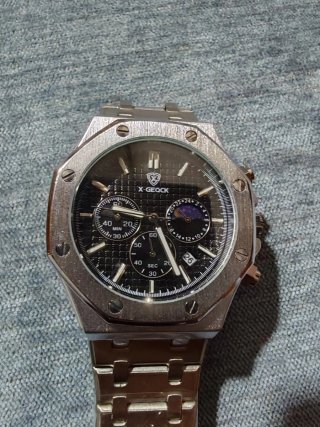 Orologio Nuovo X-GEOCK Acciaio Ottogonale di Lusso