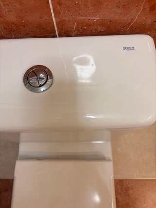 Inodoro de baño blanco