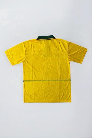 Brazil Football Jersey Yellow Green Umbro Size L