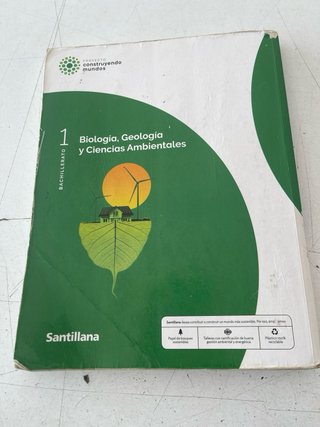 Biología, Geología y Ciencias Ambientales 1 Bac...