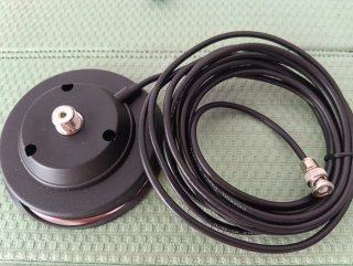 Antena y base magnética para coche