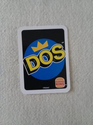 Mini cartas DOS Burger King