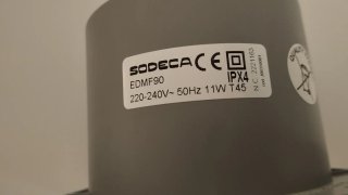 Extractor de baño SODECA EDMF90