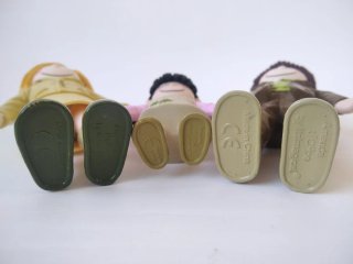 Lote 3 Figuras Familia Flexibles PVC