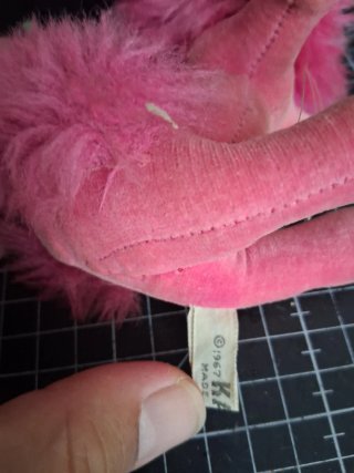 Coelho Rosa Pelúcia 1967 Japão