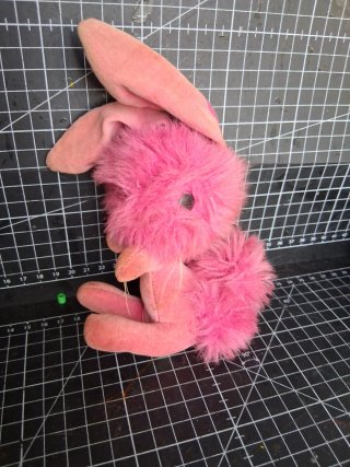 Coelho Rosa Pelúcia 1967 Japão