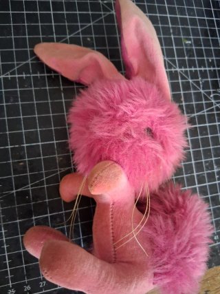 Coelho Rosa Pelúcia 1967 Japão