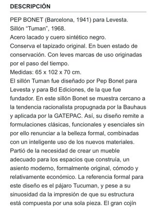 2 Butacas Tuman Pep Bonet Años 60