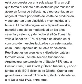 2 Butacas Tuman Pep Bonet Años 60