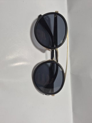 Gafas de sol/graduar negras y doradas