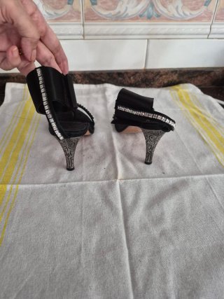 Tacones negros mujer talla 38