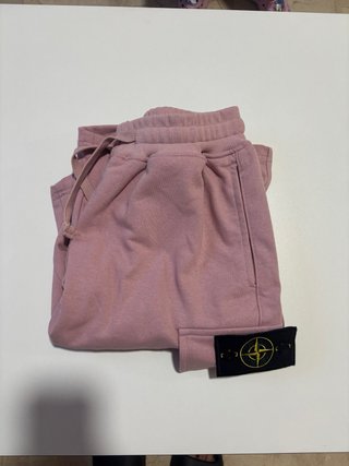 Stone Island Pantalón Corto Rosa