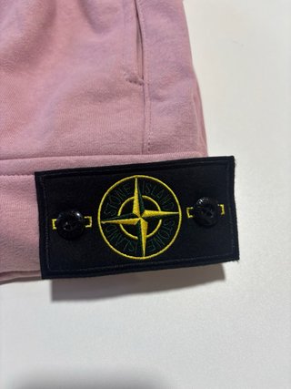 Stone Island Pantalón Corto Rosa