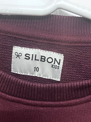 Sudadera con estampado de tijeras marca Silbon