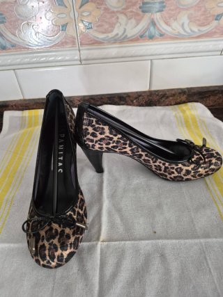 Zapatos de tacón leopardo talla 38