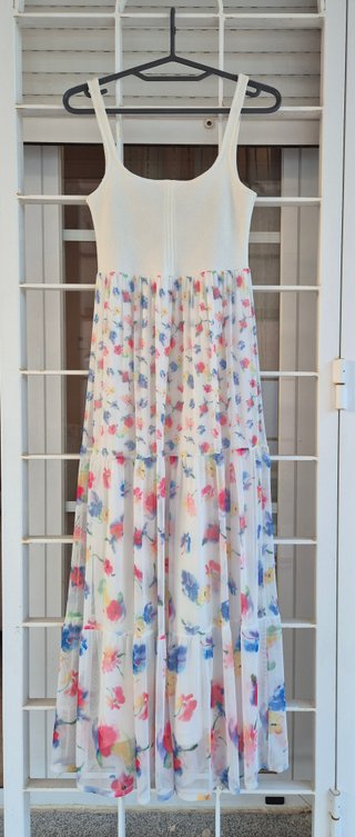 Vestido Desigual floral largo