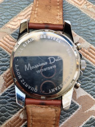Reloj Massimo Dutti Cronógrafo Correa Cuero