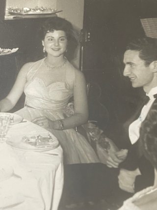 Fotografía Baile Gala Barcelona 1952