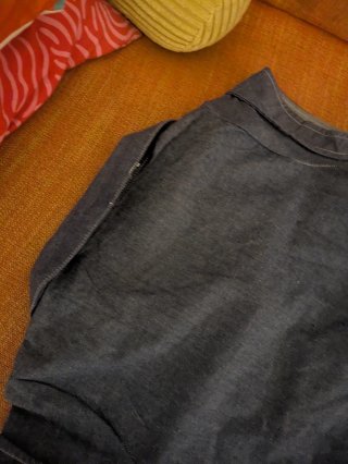 Blusa SYNDROME BCN azul talla M. 70’s vintage