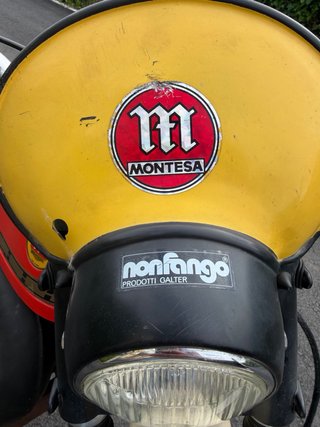 Montesa Enduro 75 Roja y Amarilla