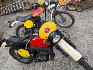 Montesa Enduro 75 Roja y Amarilla