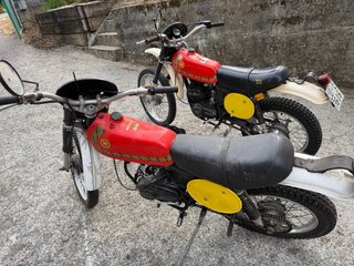 Montesa Enduro 75 Roja y Amarilla