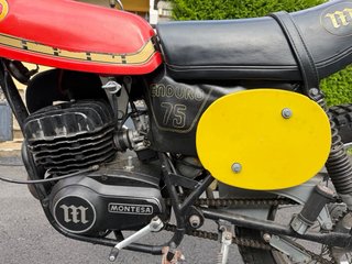 Montesa Enduro 75 Roja y Amarilla